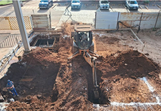 Execução de piso industrial